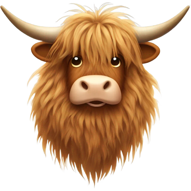 Highland cow emoji