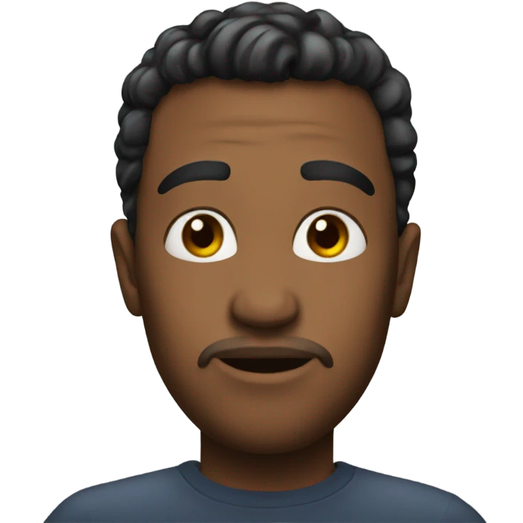 Be for real face emoji