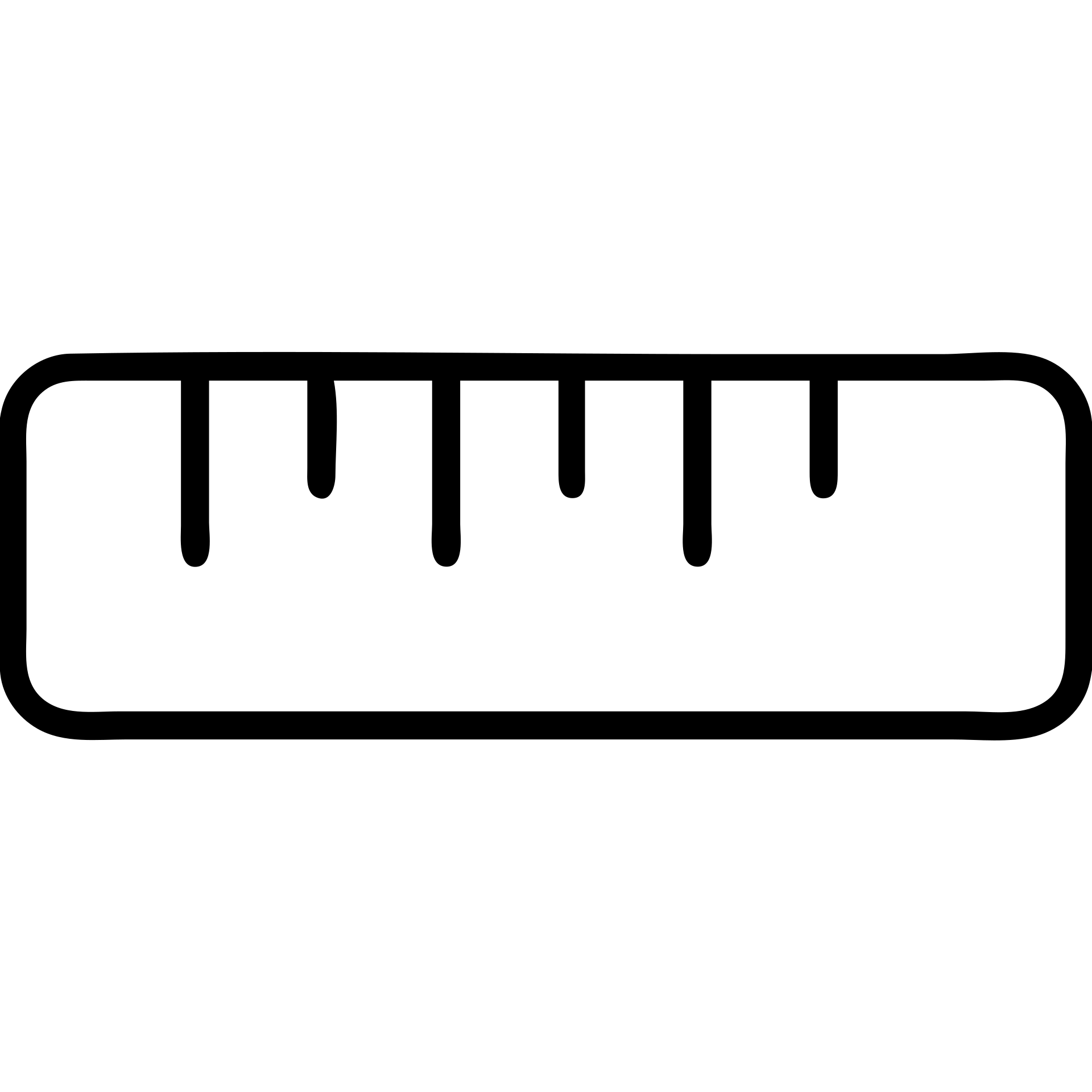 classic measuring ruler icon emoji