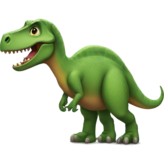 Autistic dinosaur emoji
