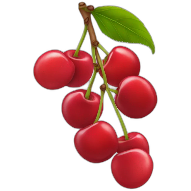 2 cherries sideways emoji