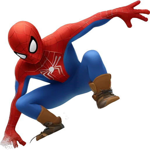 spider-man snowboarding  emoji