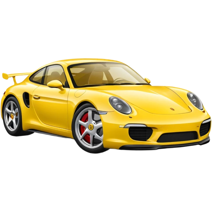 Yellow Porsche emoji