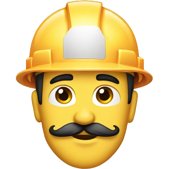 construction crane mustache emoji