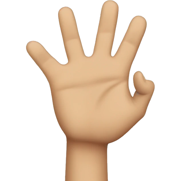 finger swiping up emoji