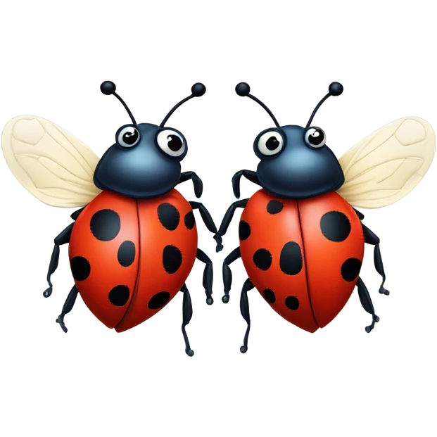Bug in love emoji