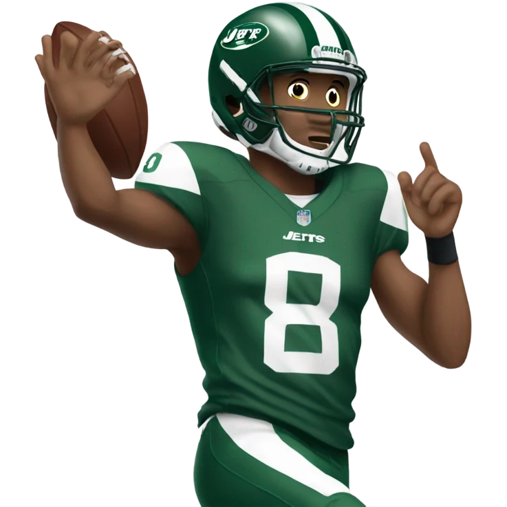Jets wr catching a pick emoji
