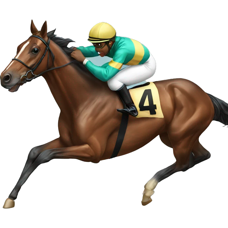 Racehorse  emoji