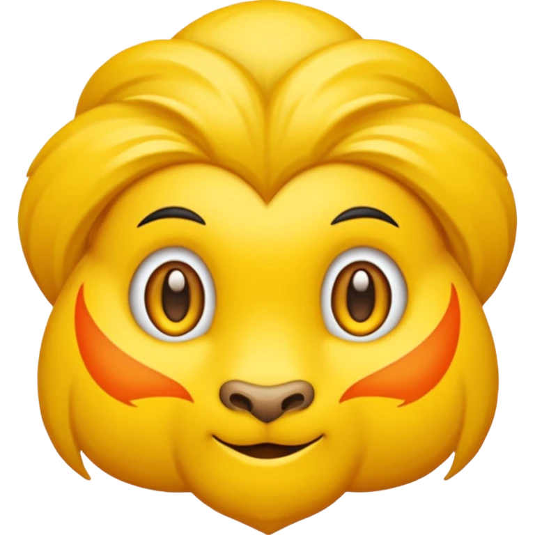 全黄的 煎蛋 emoji