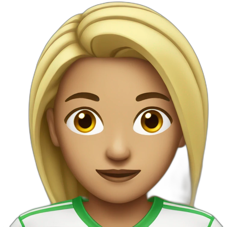 Female soccer player emoji
