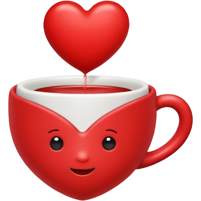 heart-shaped cupheart-shaped pillow emoji