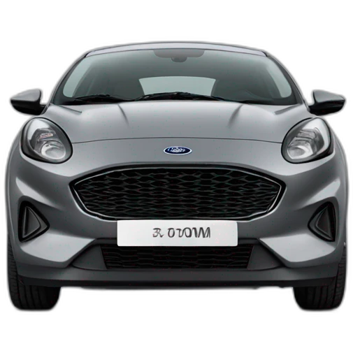 ford puma grey color front view emoji