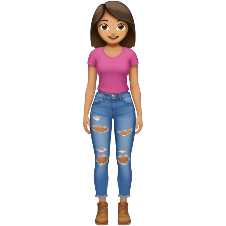 use the 2nd image and remove the pockets on the knee part emoji