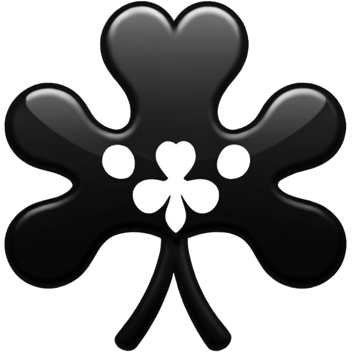 black clover, emoji profil, logo emoji