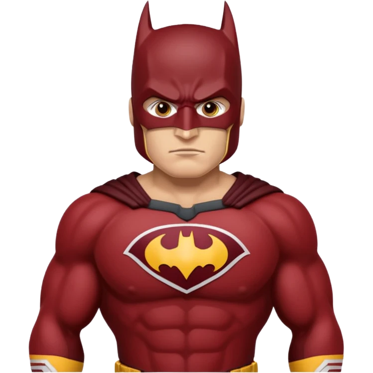 Batman with the redskins uniform emoji