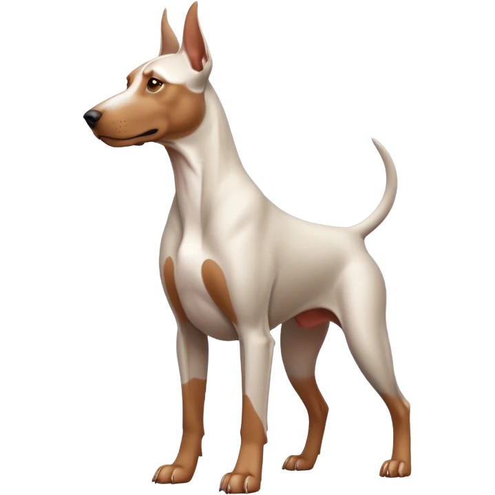 white doberman Y3 emoji