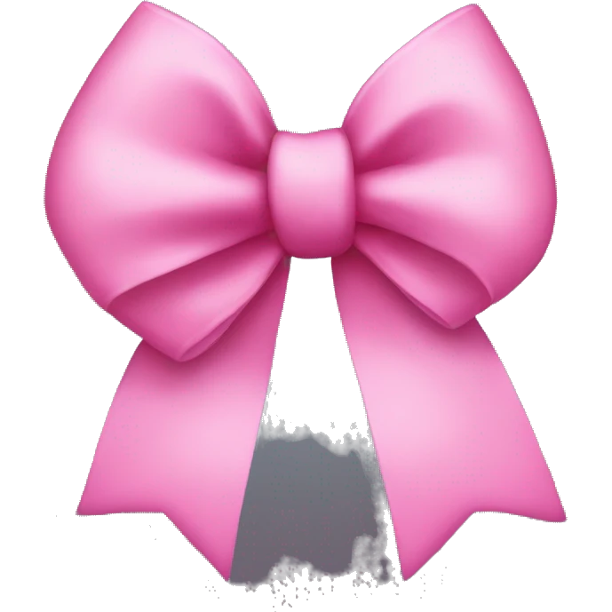 Pink bow emoji