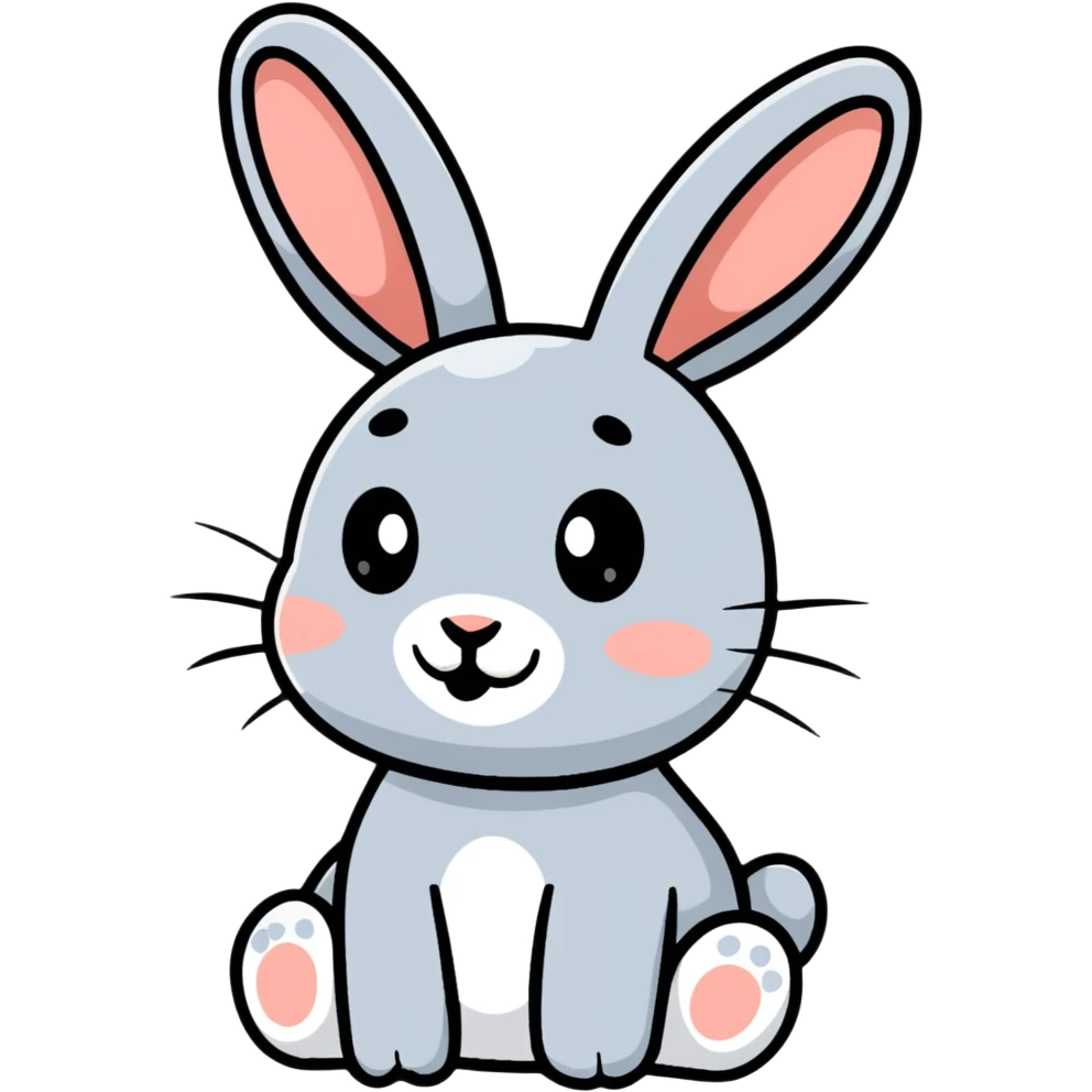 cartoon rabbit emoji