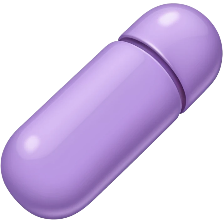 lilac pill emoji