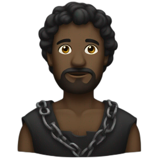 Esclave noir emoji