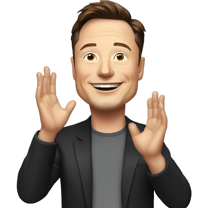 elon musk clapping emoji