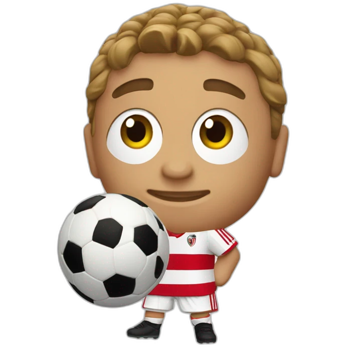 river plate soccer emoji