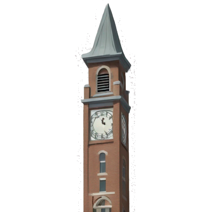 Deny chimes clock tower at university of Alabama emoji
