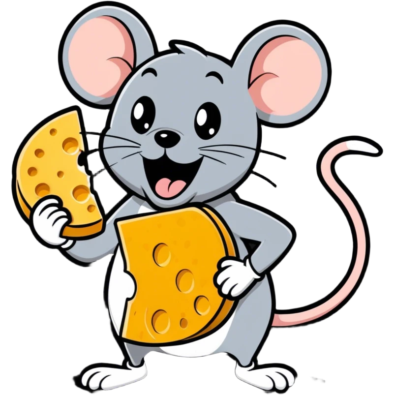 Hungry Jerry cartoon emoji