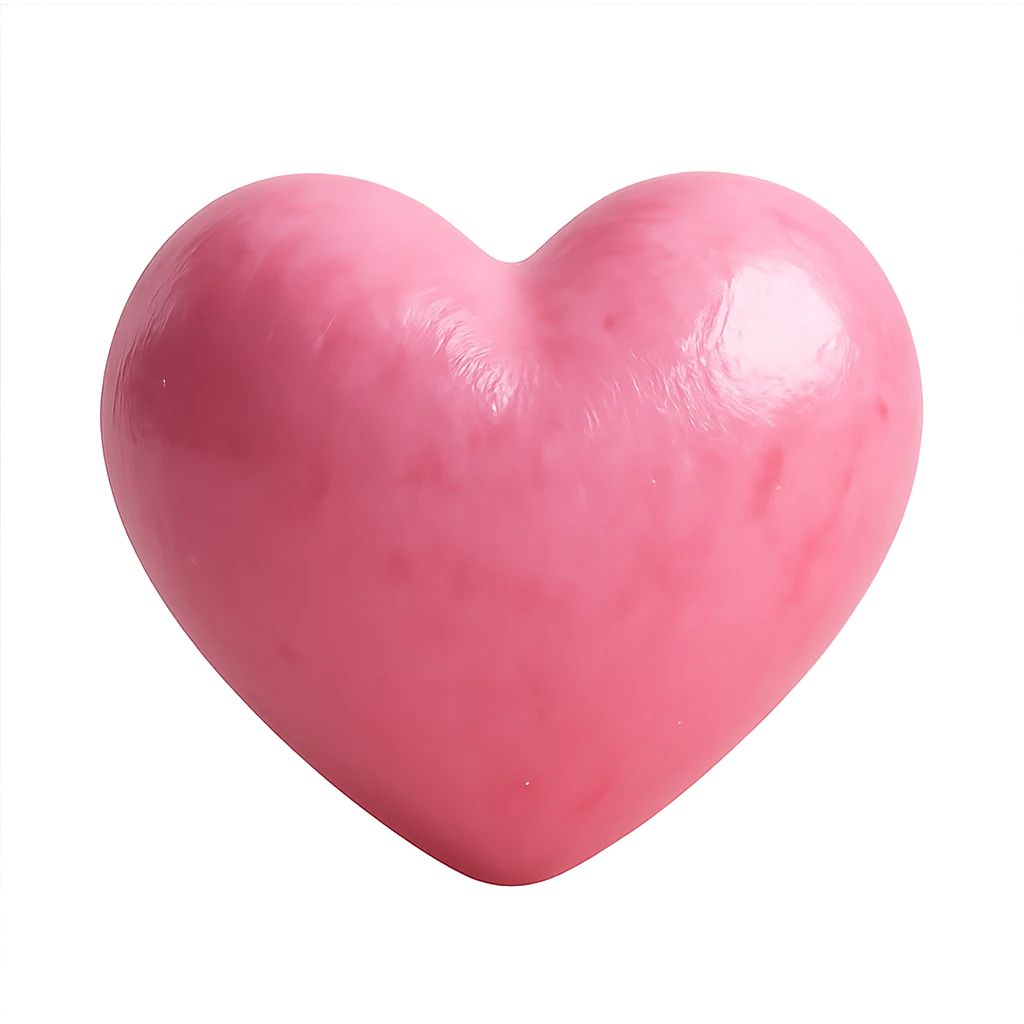 Remove the background, keep the pink candy heart on a transparent background. emoji
