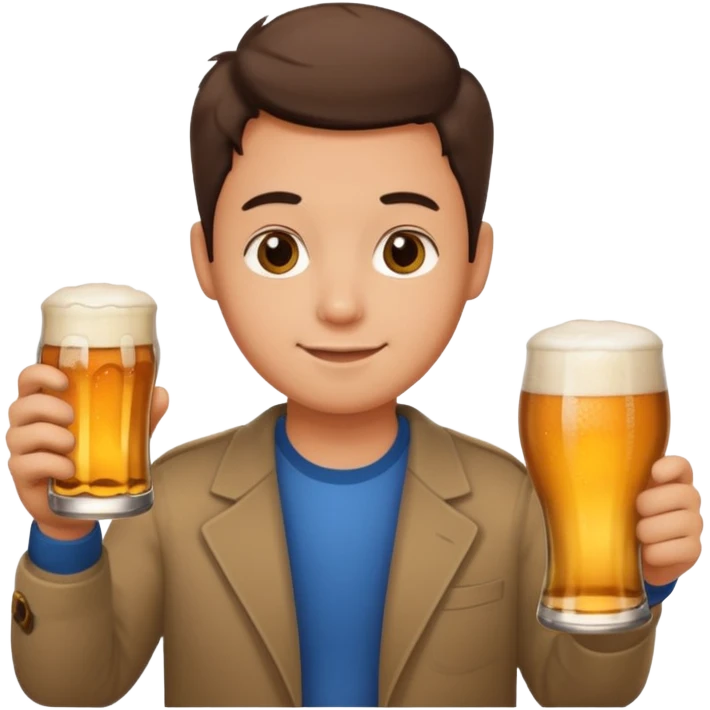 🤤+🍺 emoji