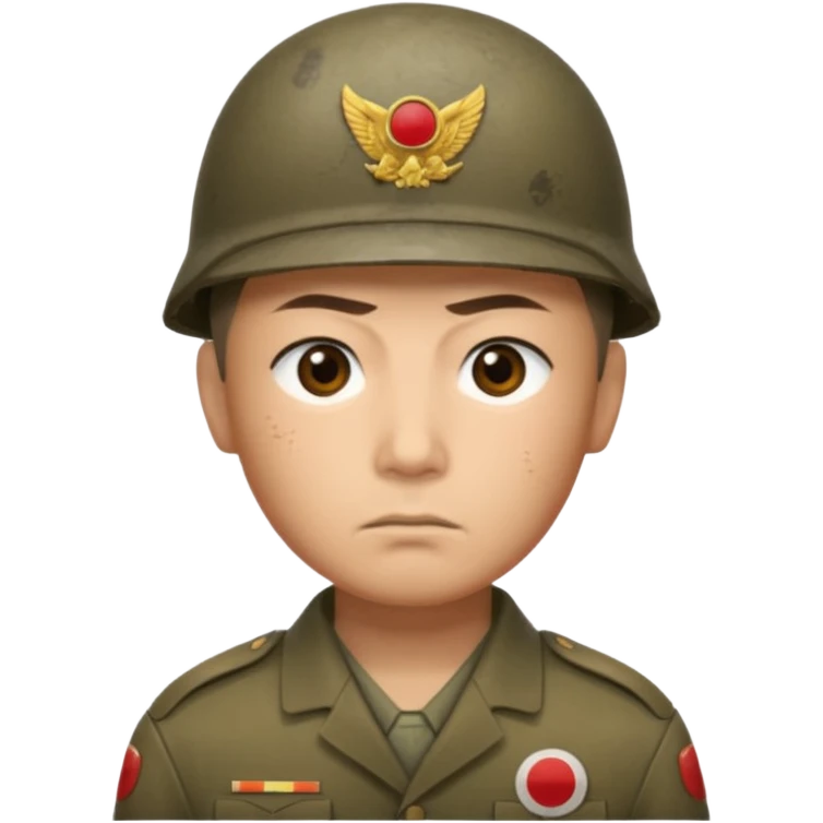 japanese ww2 soldier face emoji