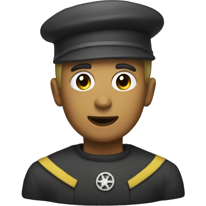 A nuke with a 🎩  emoji
