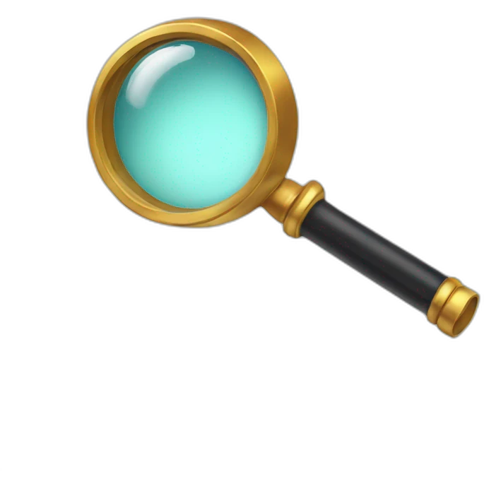 magnifying glass emoji