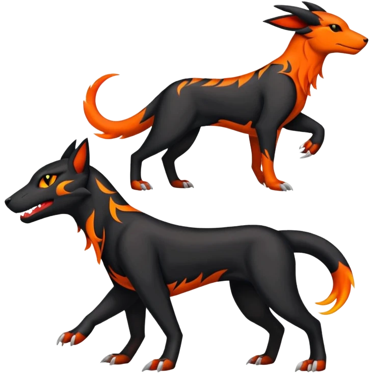 Salandit-Houndoom-Houndour-Litten-Hybrid (Full body) emoji