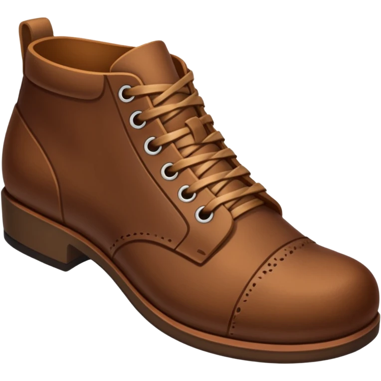 shoe brown emoji