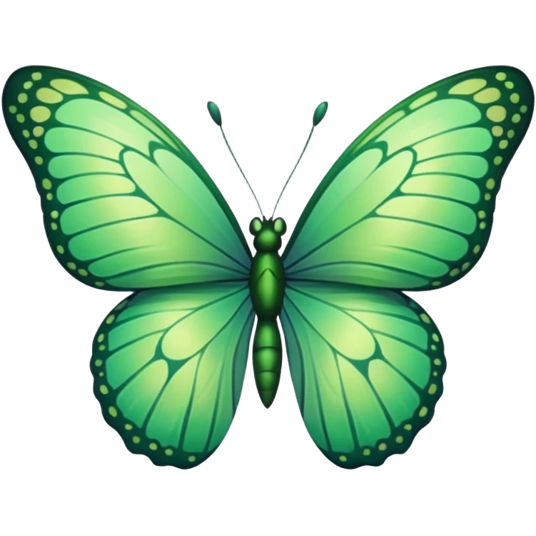 Una Mariposa verde  emoji