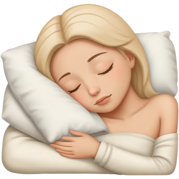 me sleeping emoji
