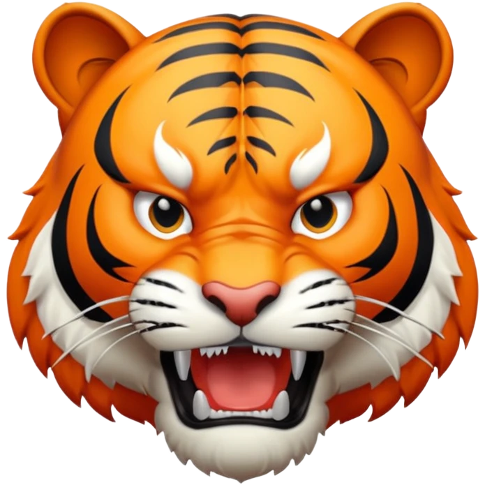 Very angry tiger emoji