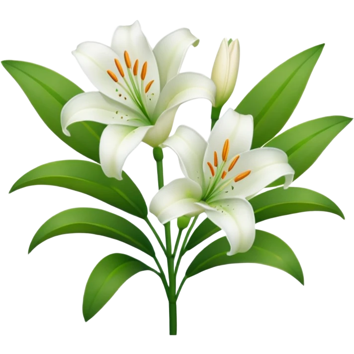 lilies emoji