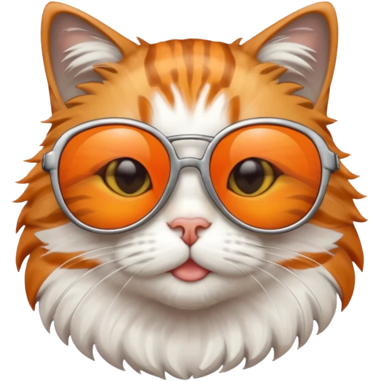 Cat wearing sunglasses emoji