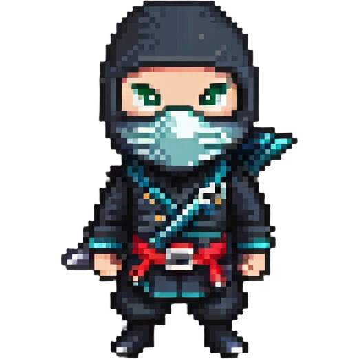 masked ninja emoji