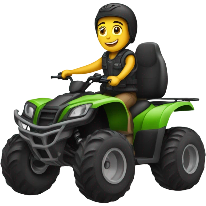 Person on a atv emoji
