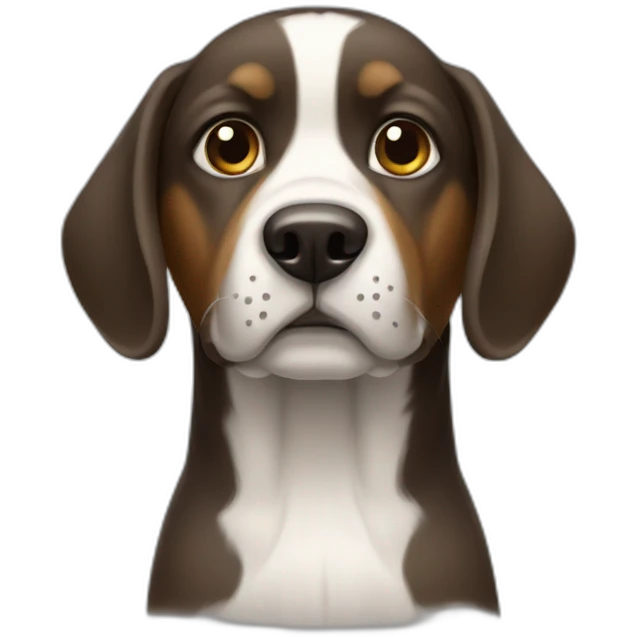 un chien emoji