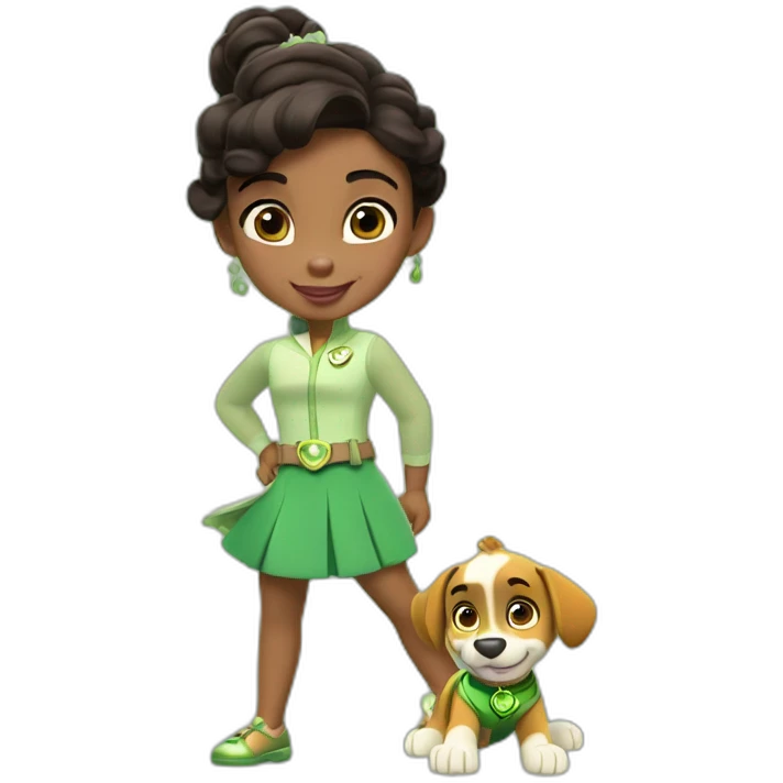 paw patrol tiana emoji