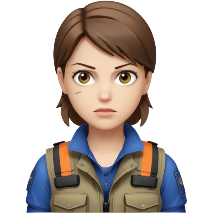 Jill valentine from resident evil 3 remake emoji