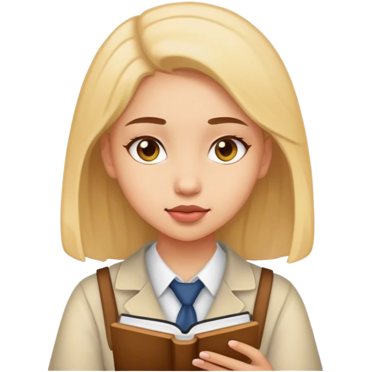 girl studying IT emoji