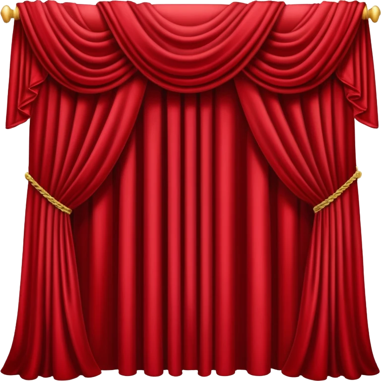 Red curtains  emoji