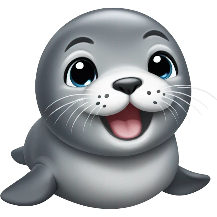 baby seal happy emoji