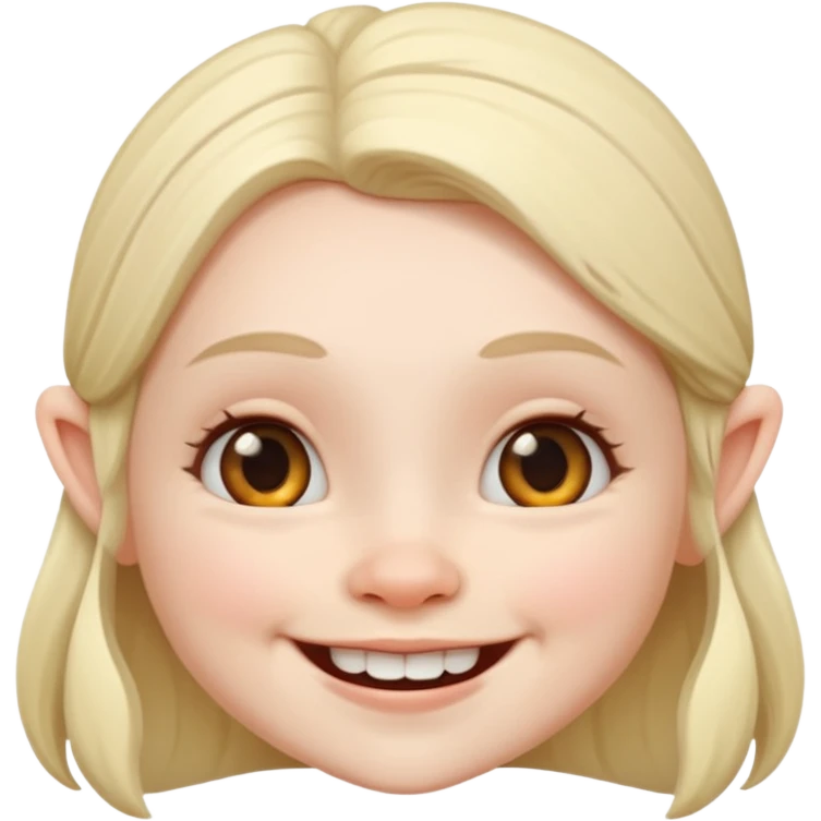 Cute dwarf female emoji