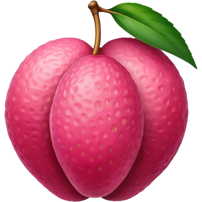 cute lychee emoji
